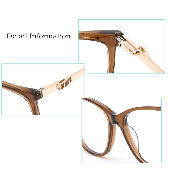 New Fashion Square Frame Classic Acetate Optical Glasses 2021