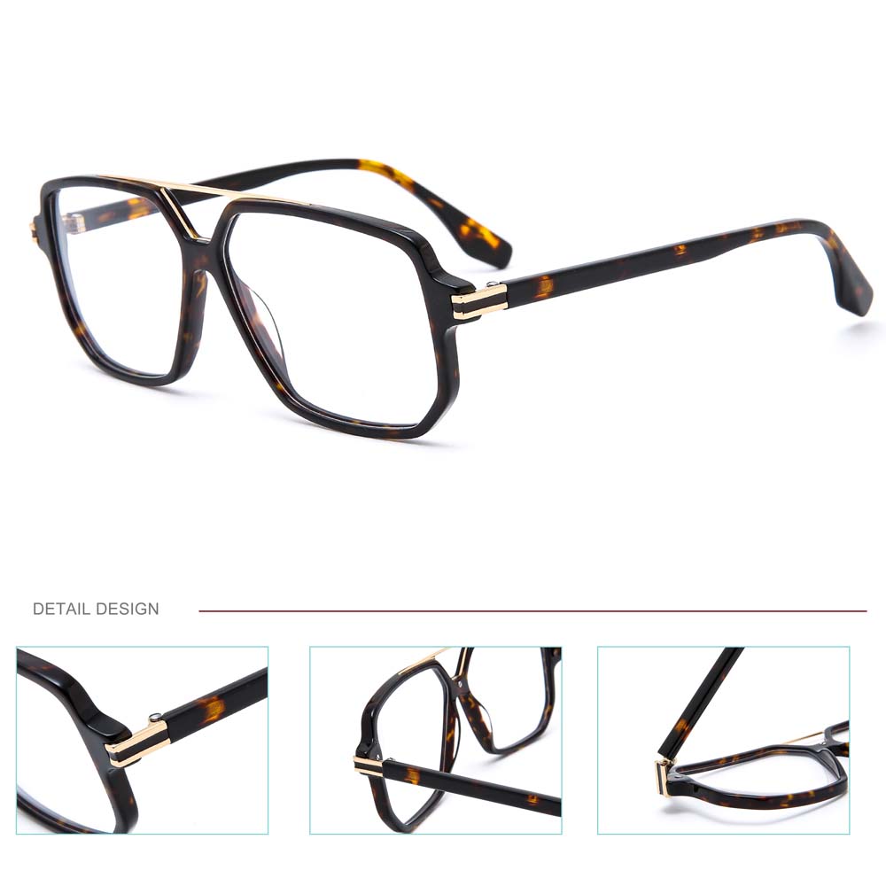 Big Square Size Acetate Optical Frames