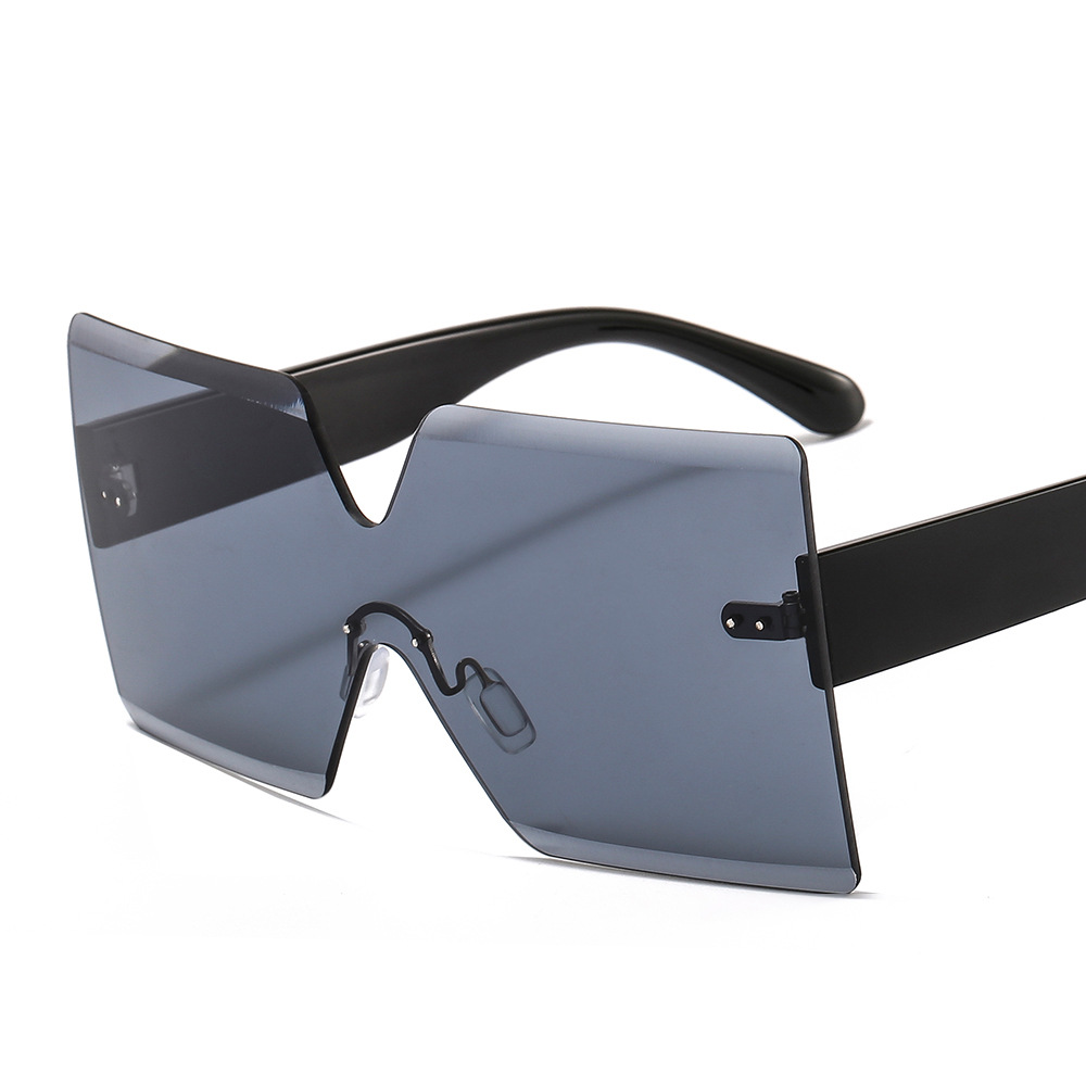 Oversize Square One-piece Sunglasses Eyewear 2740