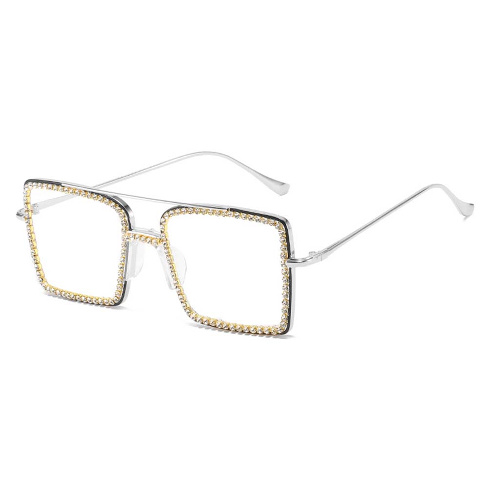 Metal Diamond Square Optical Frame