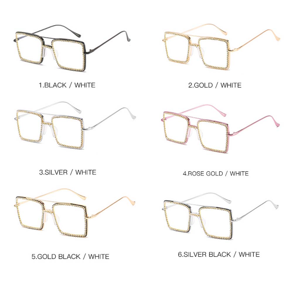 Metal Diamond Square Optical Frame