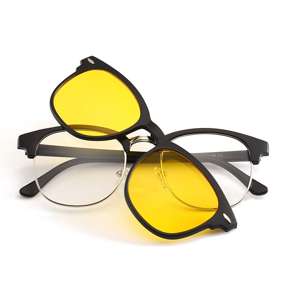 TR90 5 in 1 Set Clip On Sunglasses