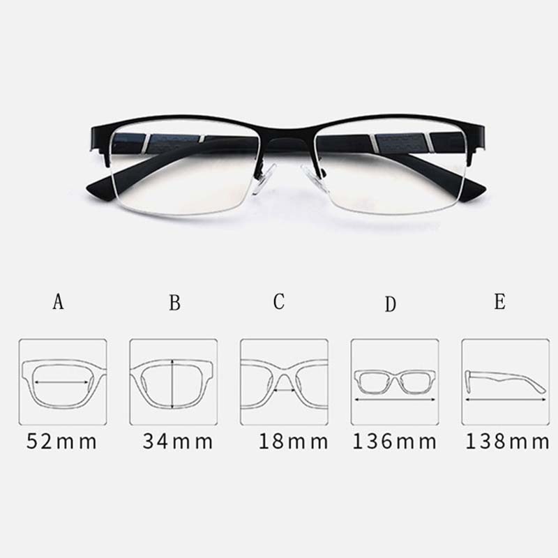 961 Half Metal Flexible Temple Leg Optical Eyeglasses For Men And Women Eyewear 2021