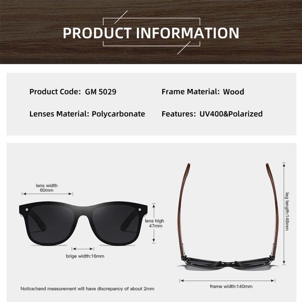 Wooden Fashion Sunglasses