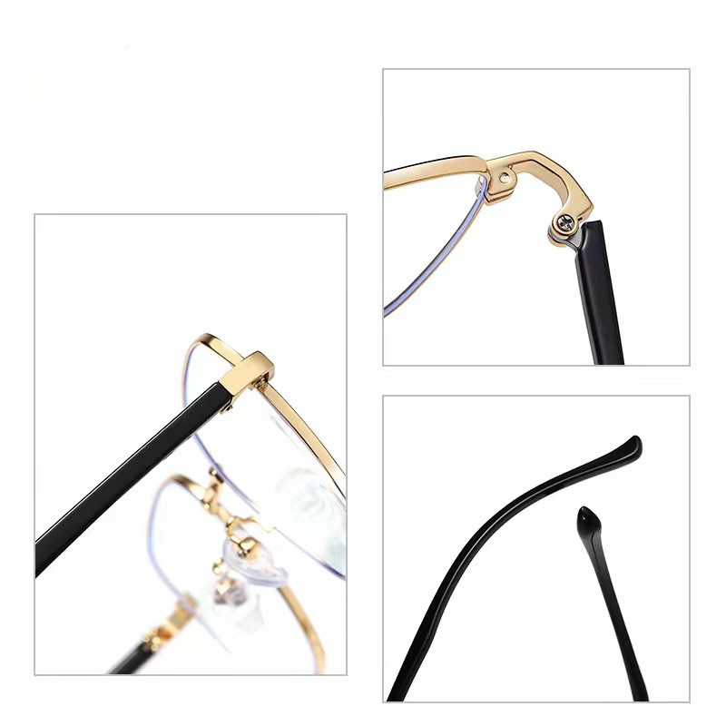 2118 Metal Anti Blue Ray Computer Eyewear Optical Glasses