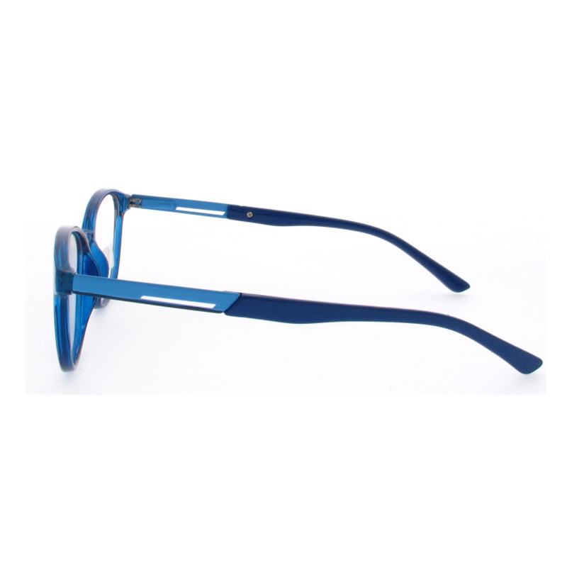 YJ865212 TR Frame Kid Double-colors Satinless Steel Temple Optical Glasses