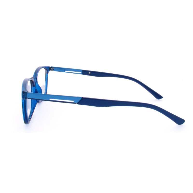 YJ865912 High Quality TR Frame Kid Double-colors Satinless Steel Temple Optical Glasses