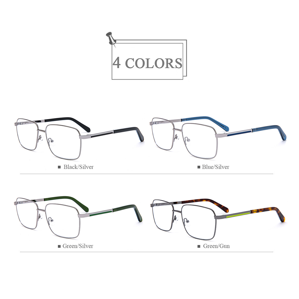 0139 Classical Men Square Spectacle Opticla Glasses 2022 New Design 