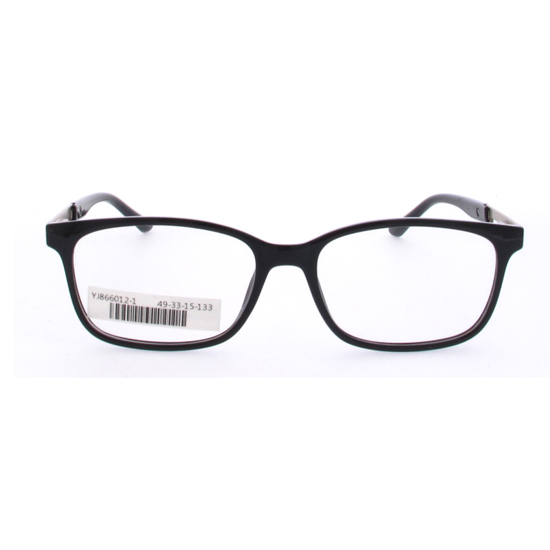 YJ866012 High Quality TR Frame Kid Double-colors Satinless Steel Temple Fashion Optical Glasses