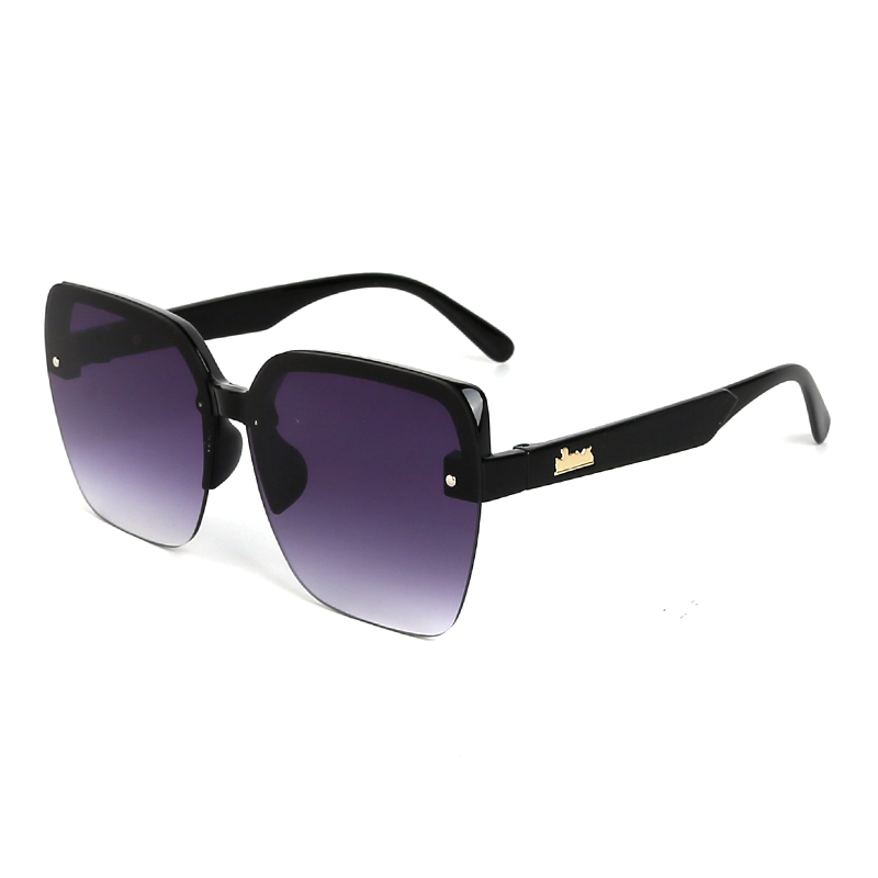 SY9530 Oversized Rimless Fashion Women Shades Sunglasses