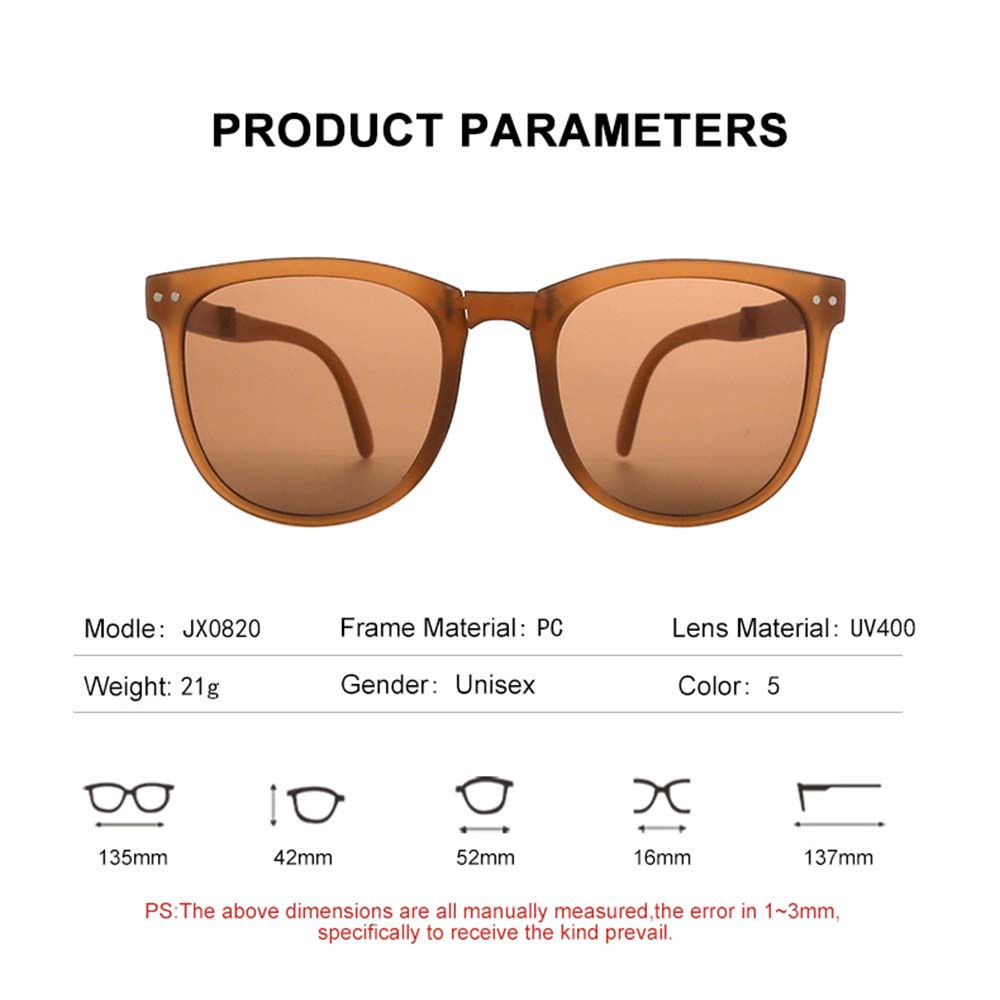 Women Fashion Folding Sunglasses 