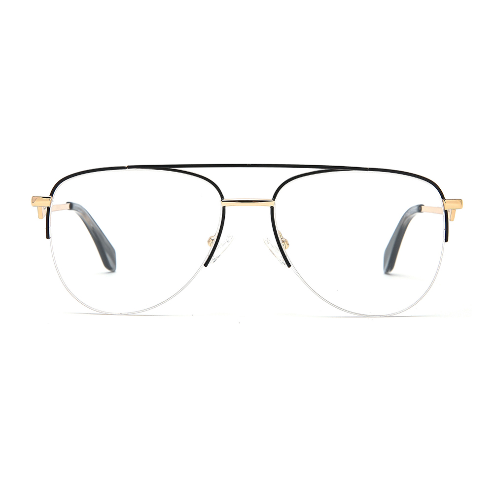 1004 Classic Men Metal Spectacle Frames Optical Glasses OEM ODM