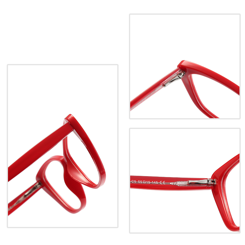 2021 Vintage Cat-Eye Frame Modern Style TR90 Anti-Blue Light Lens Transparent Colors Eyewear