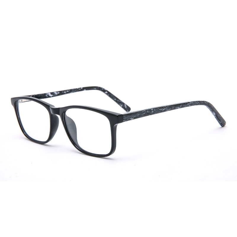 XP2126 High Quality Optical Frame Acetate Eyeglasses with Marble Temple