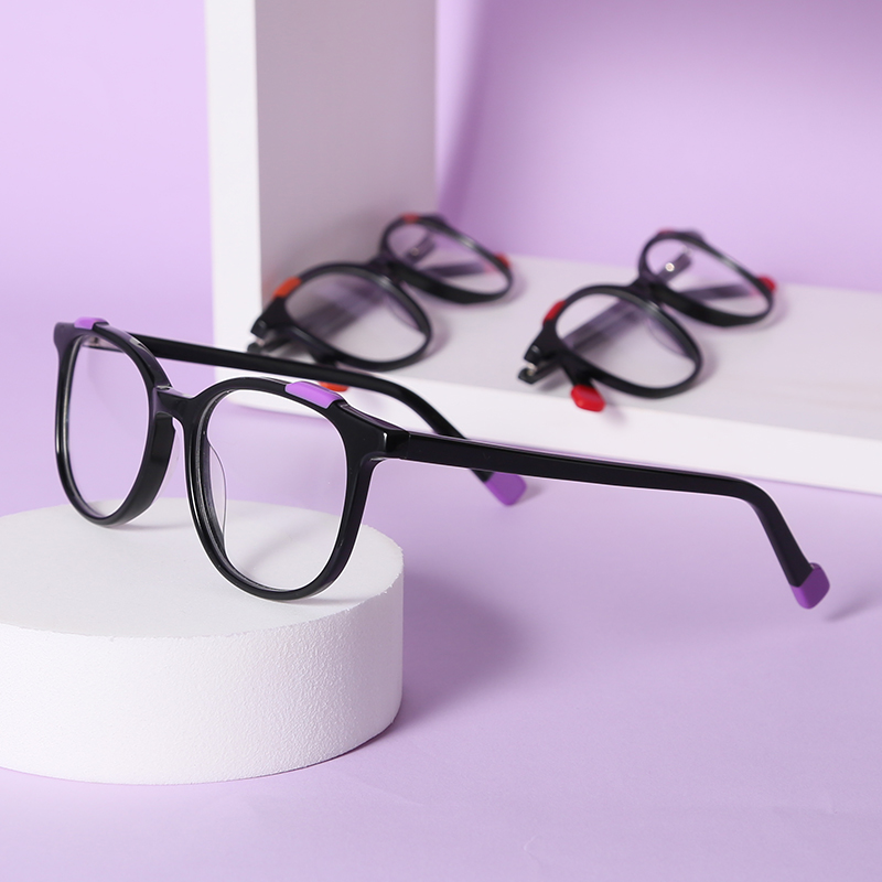 JHW2102  Retro Frame Glasses Acetate Eyewear Trendy Luxury Glasses 2022