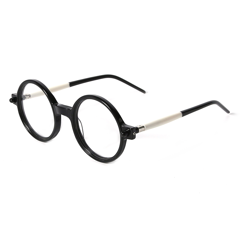 MK98A02 Round Acetate Frame China Wholesale Optical Frames Eyeglasses