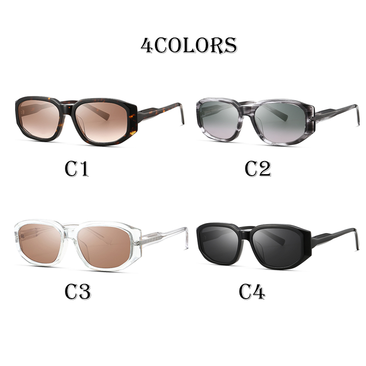 9007 Newest High Quality Trendy Sunglasses for Women Acetate Sunglasses with Nylon Lenses 