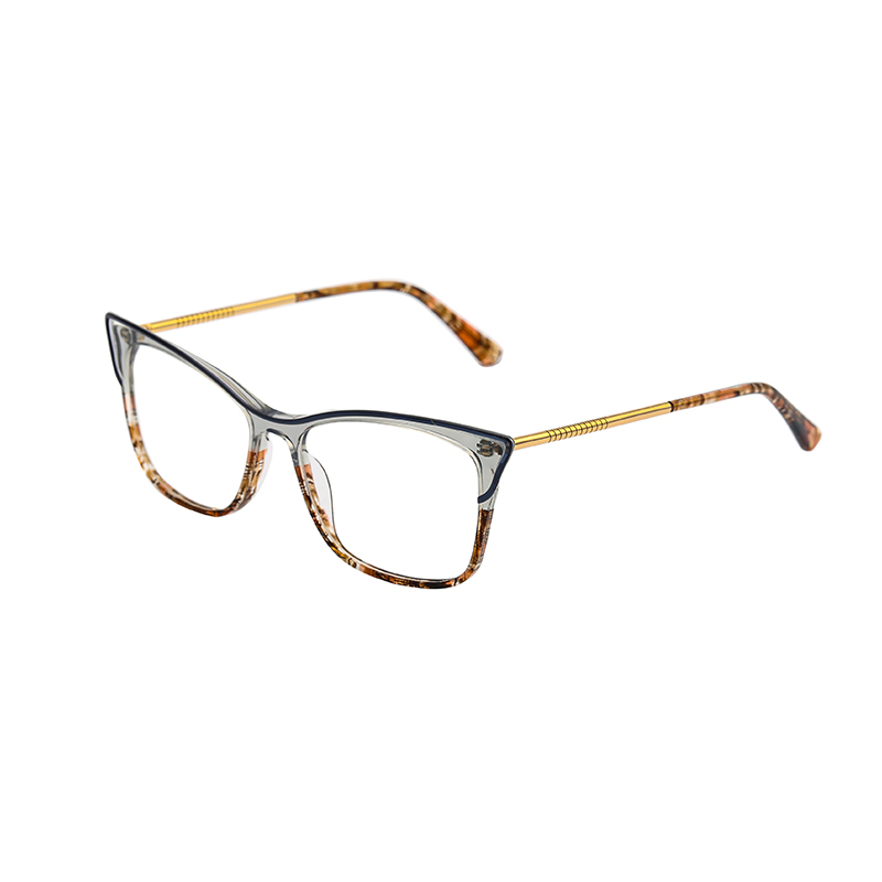 MK-2162 Newest Custom Acetate With Metal Optical 2022 Wmoens Eyeglasses