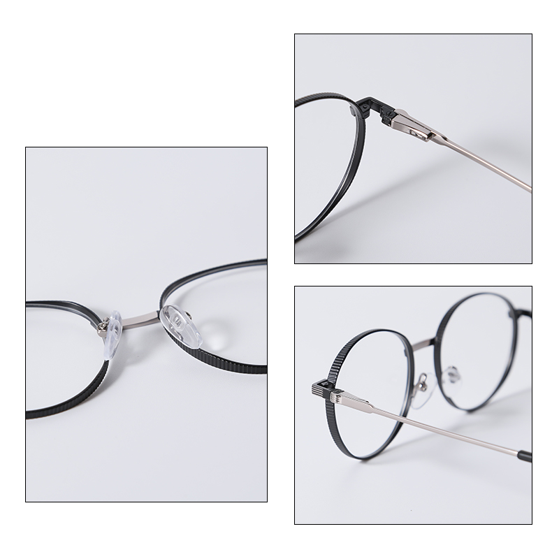 8223 Top Quality Optical Glass Vintage Designer Round Optical Frame Metal Eyewear 2022