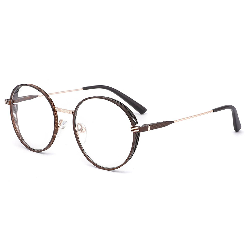 High end round metal optical frame 8264