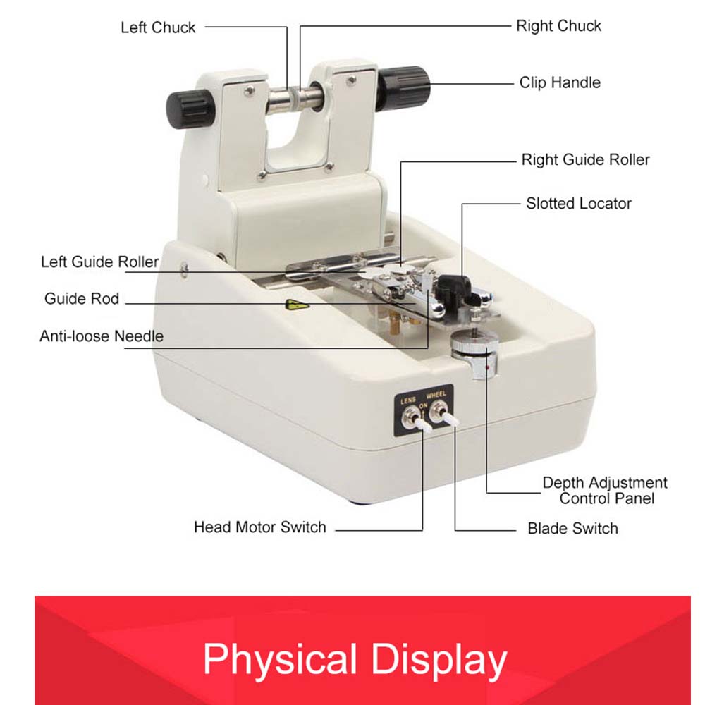 CP-3-800 lens Optical slotting machine High quality Lens auto manual lens groover