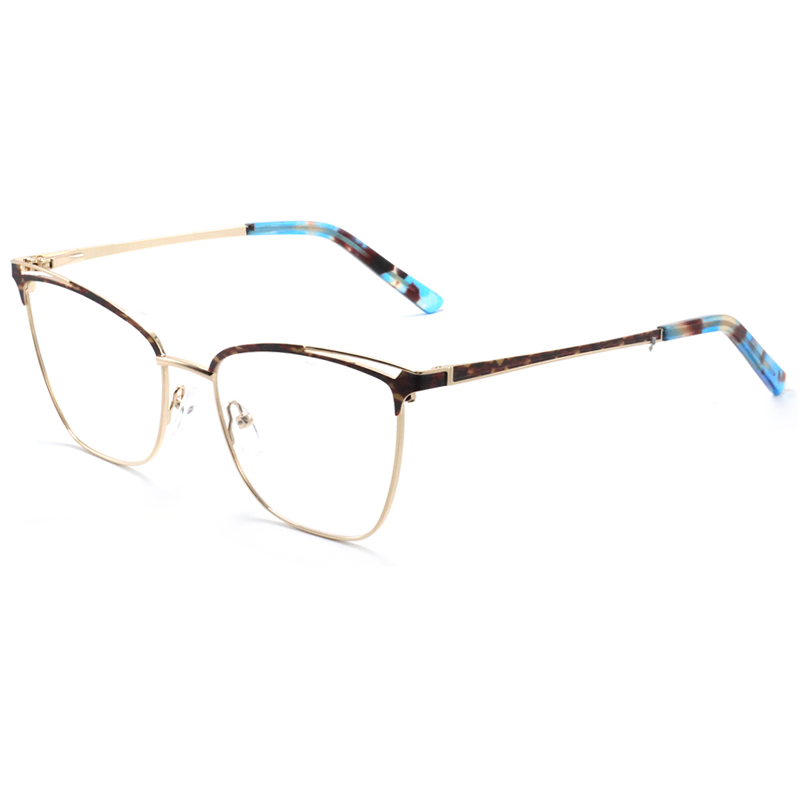 MK8240 Women Cat Eye Shape Optical Metal Eyeglass Frame