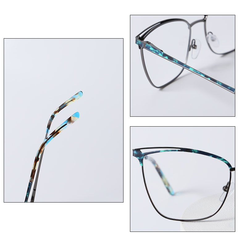 MK8240 Women Cat Eye Shape Optical Metal Eyeglass Frame