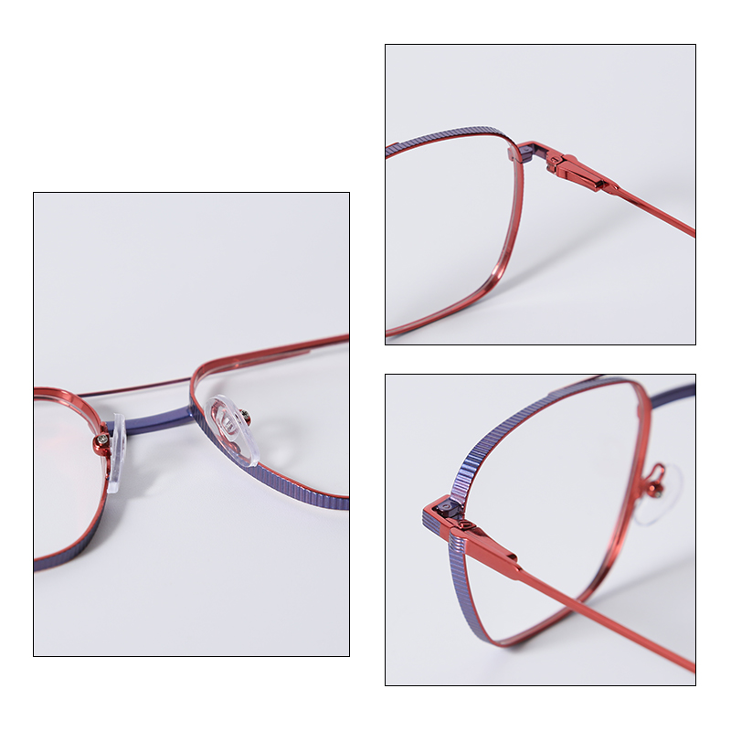 8225 Custom Oversized Women Men Metal Glasses Frame 2022