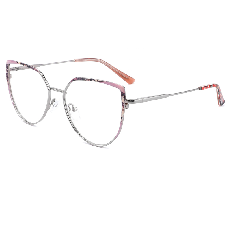 8258 New Fashion Custom Logo Woman Metal Optical Frame