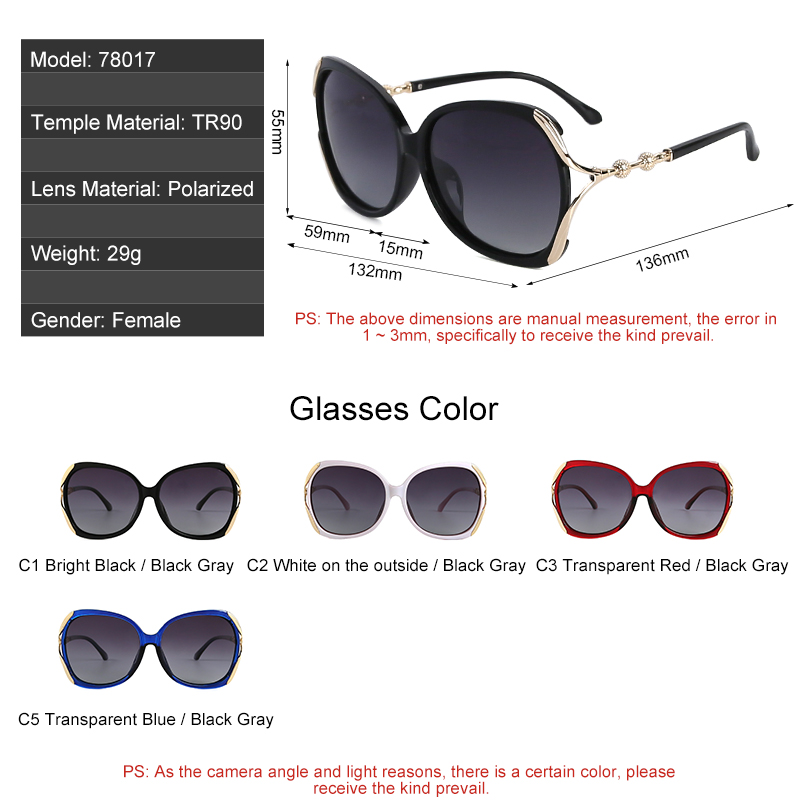 MK78017 Fashion Woman Sunglasses Big Shape China Supplier