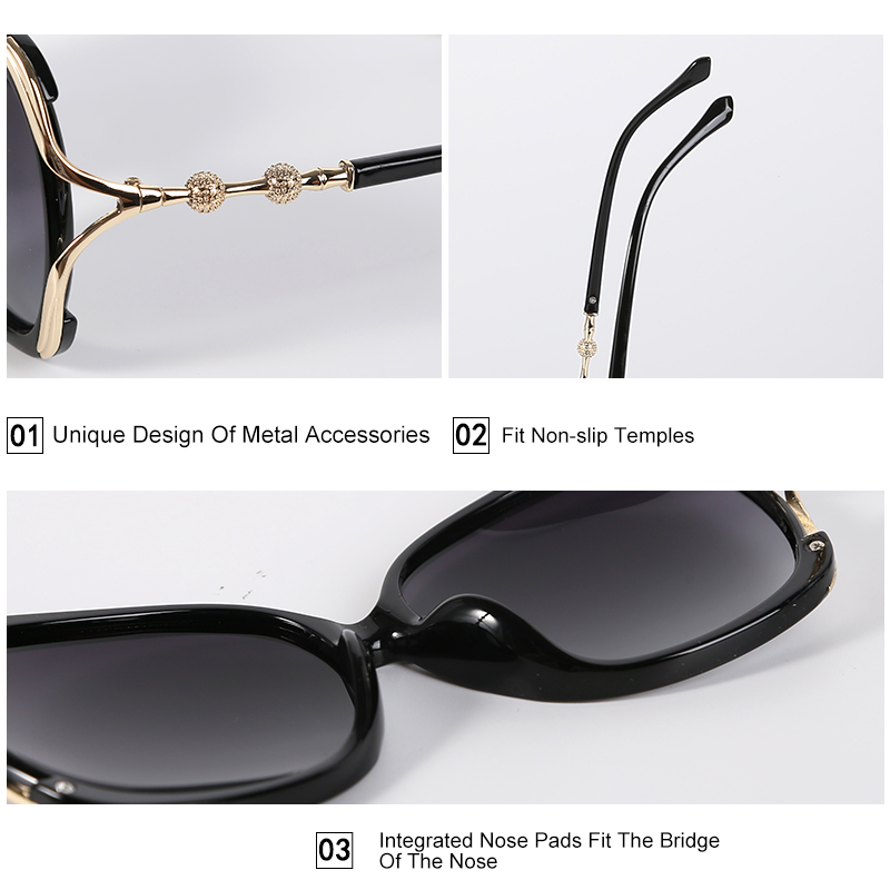 MK78017 Fashion Woman Sunglasses Big Shape China Supplier