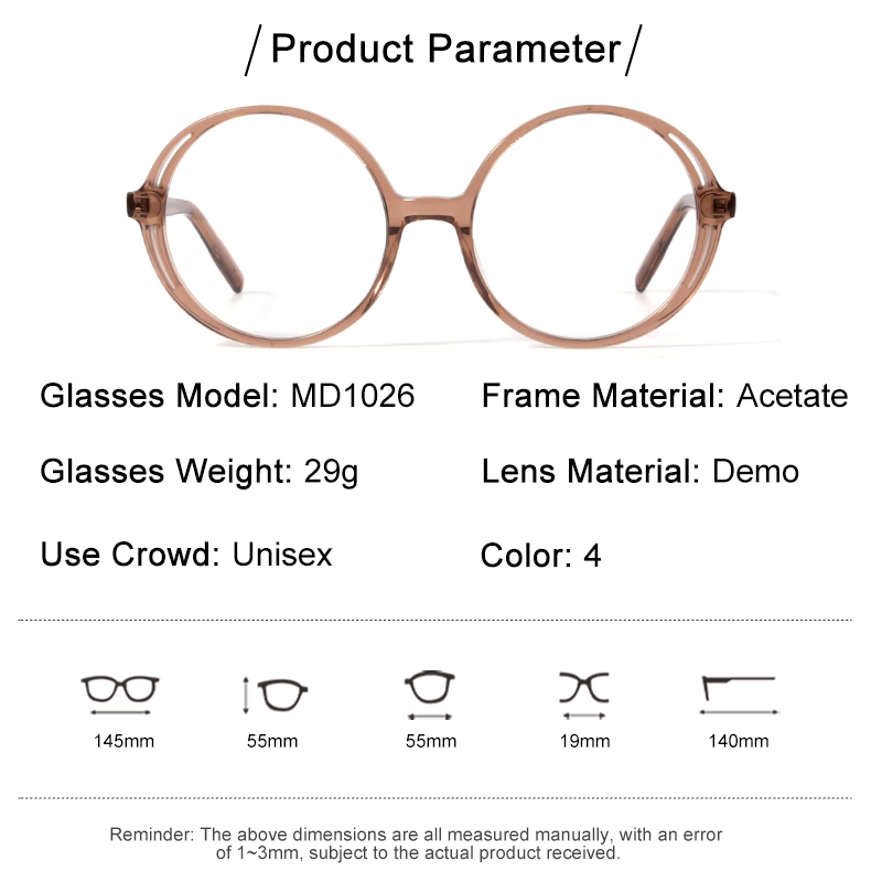 MD1026 Manufacturers Professional Acetate Frames From Wenzhou