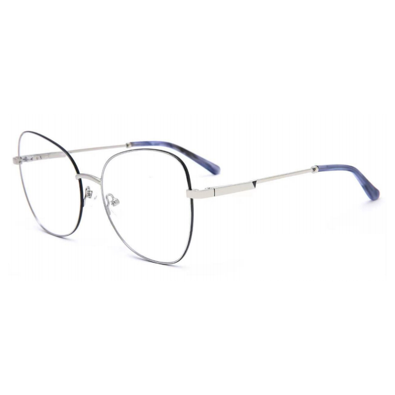 YJI-YJ-0226 Oversized Metal Prescription Optical Glasses