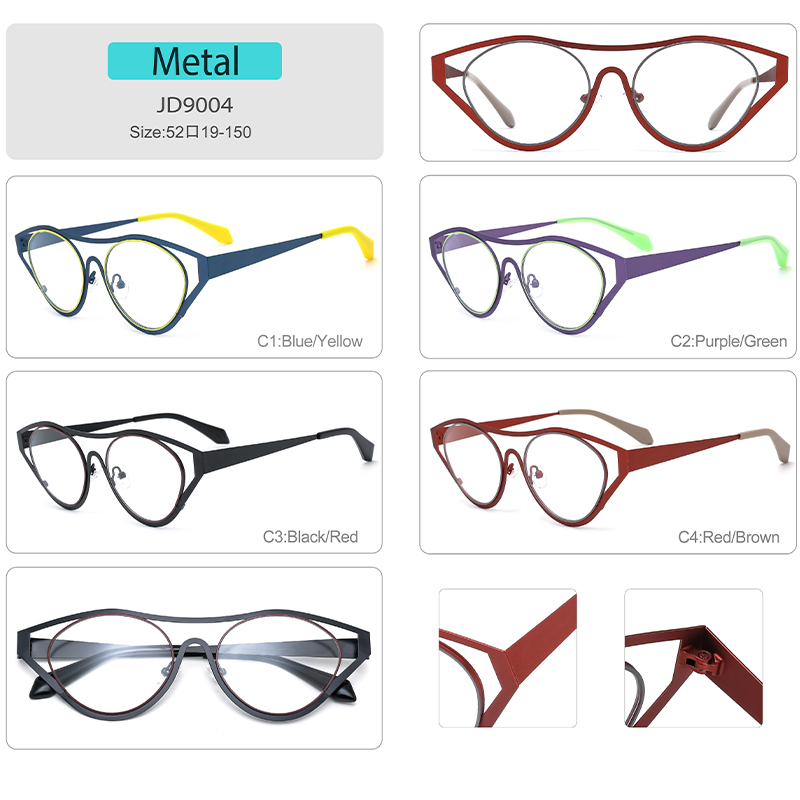 JD9004 Unique Metal Luxury Custom Mens Optical Glasses Frames