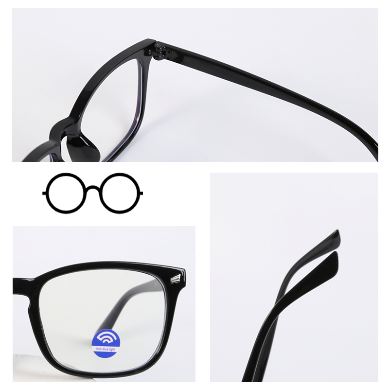 TR 90 Optical Frames Transparent Colour Eye Glasses Frames anti blue TR017