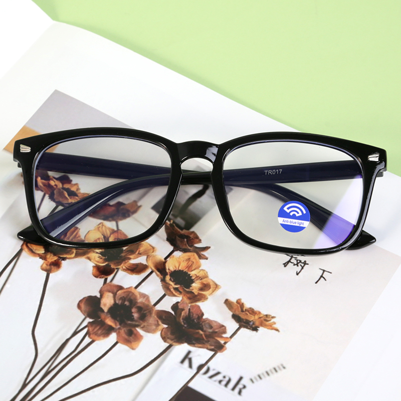 TR 90 Optical Frames Transparent Colour Eye Glasses Frames anti blue TR017