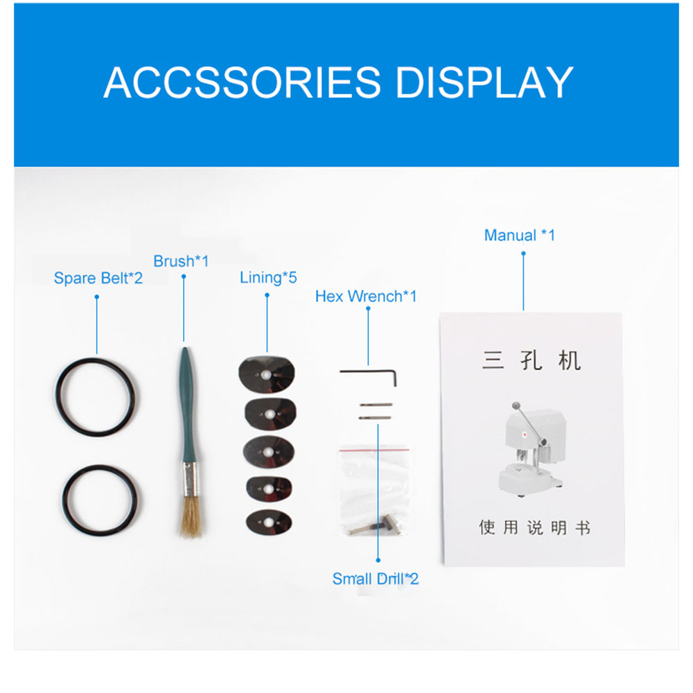 CP-10B Eyeglasses Template Punching Machine Demo Driller