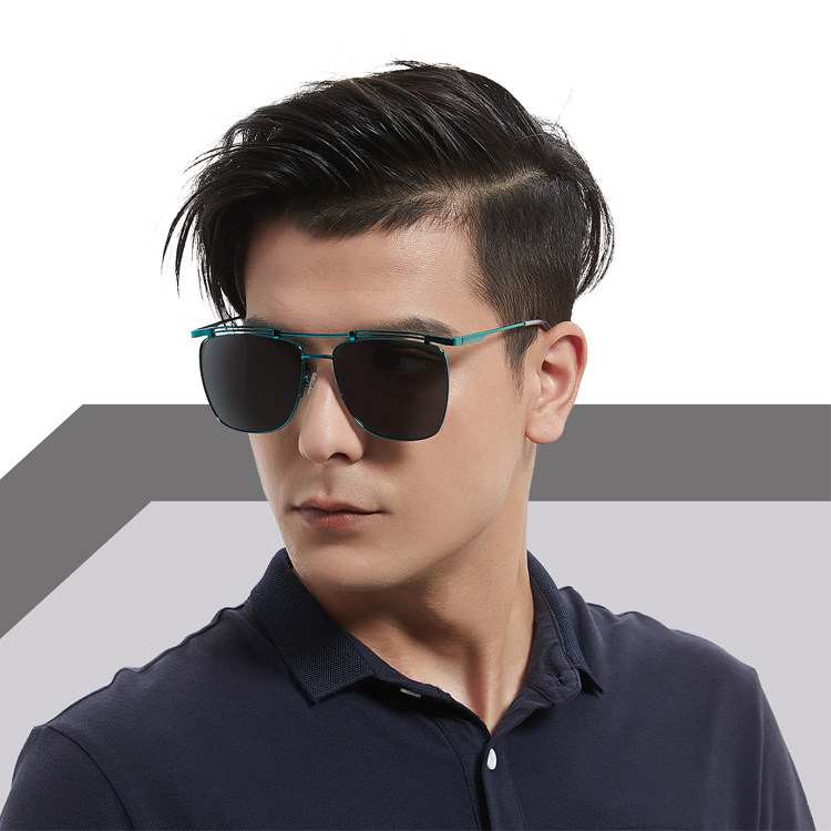2022 New Top Quality Square Frame Polarized Sunglasses for Men Women