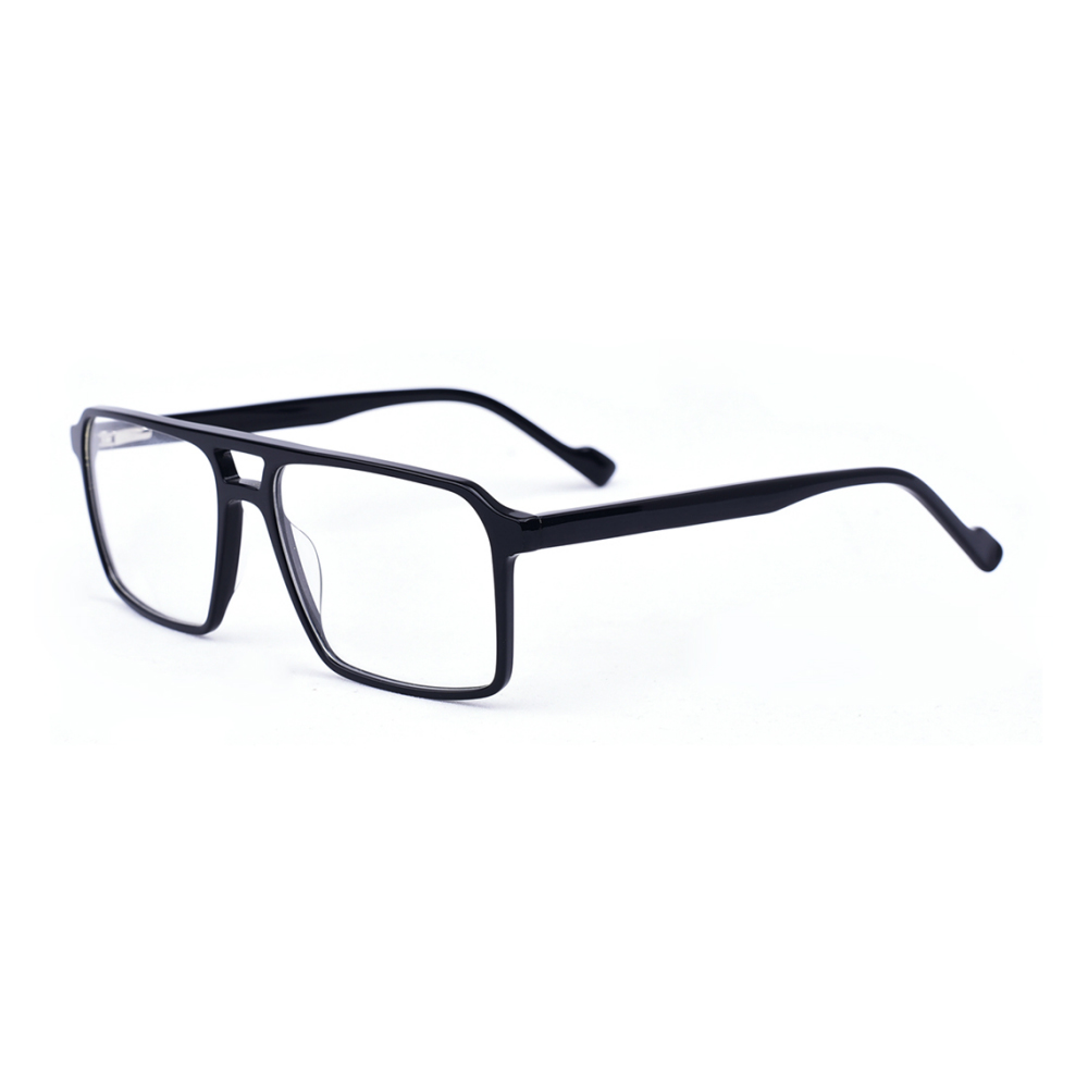 Fashion Pilot Black Optical Glasses Frame Women Men Eyewear Frames