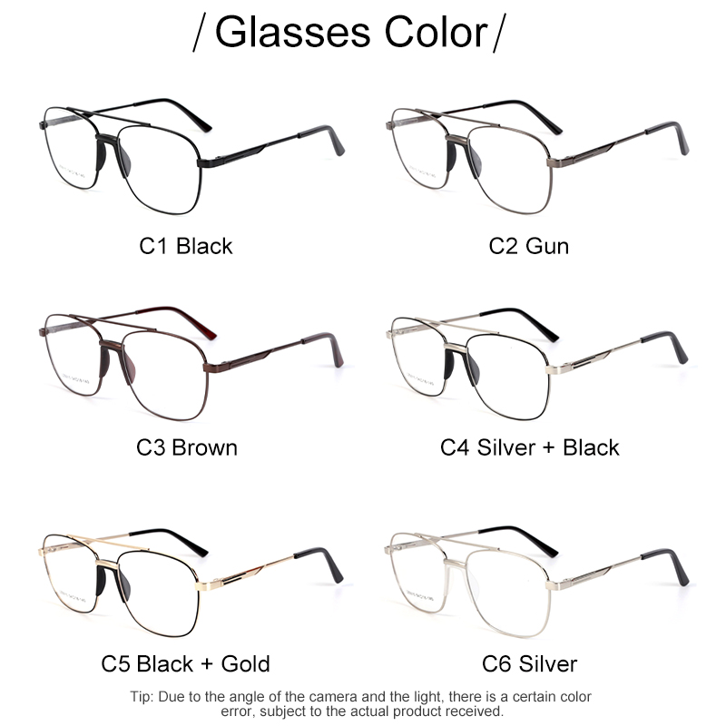 Fashion Assorted Eyeglasses Frame Metal Stock Ready Optical Glasses Frames LZ5015