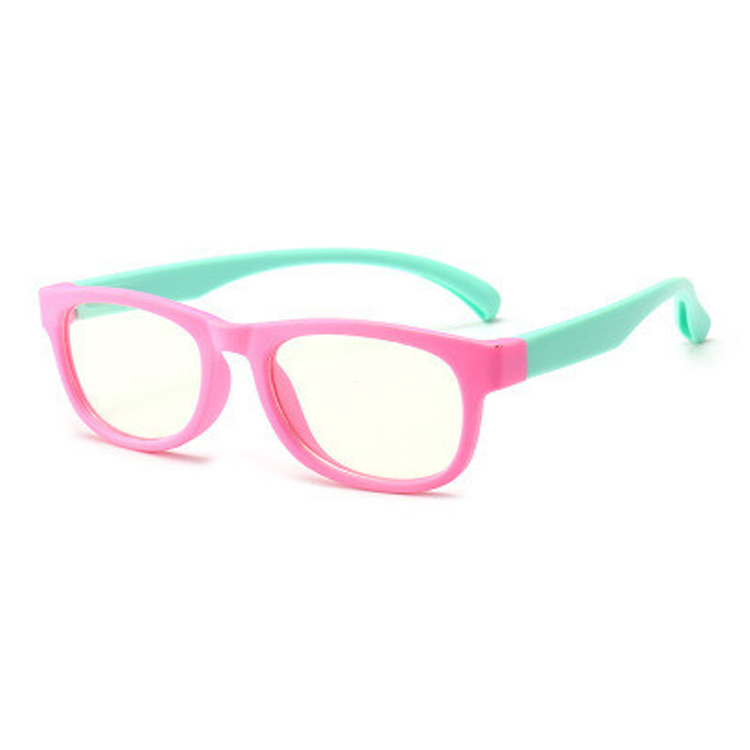 MK512 Tr90 Kids Frames Glasses With Anti Blue Lens