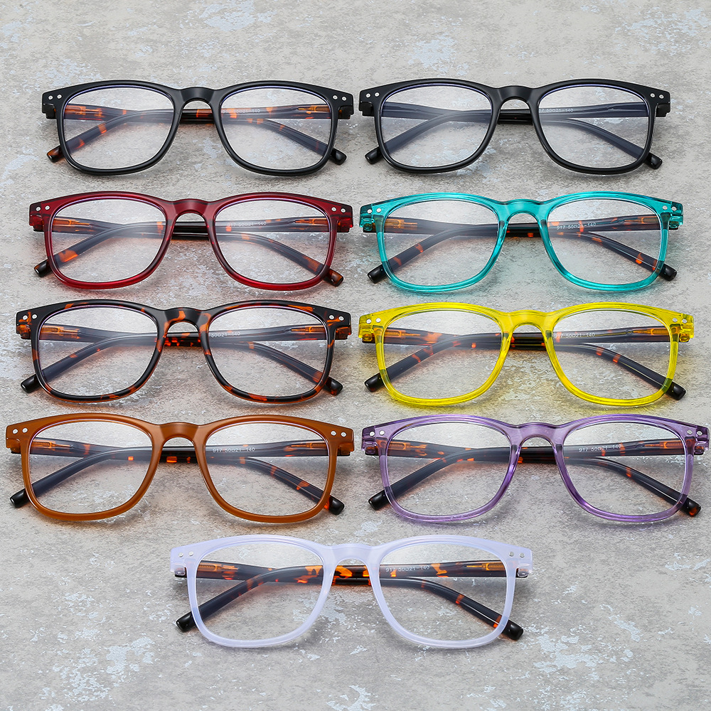 MK546 Wholesale Customized Transparent Acetate Eyeglass Frame Optical