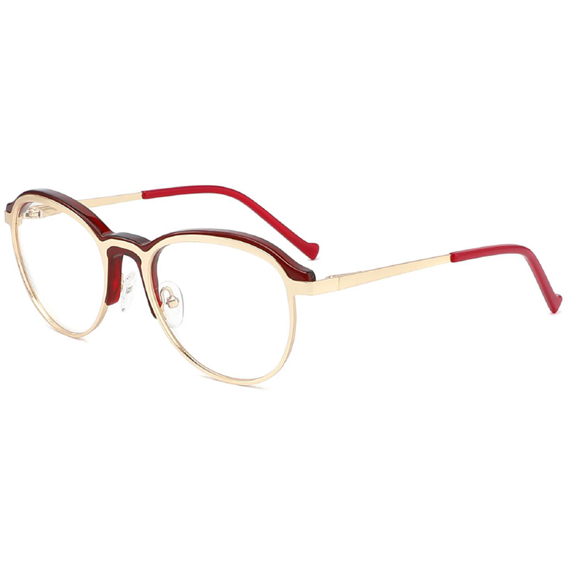 YD-1031 High Grade Spectacle Acetate Metal Optical Glasses 
