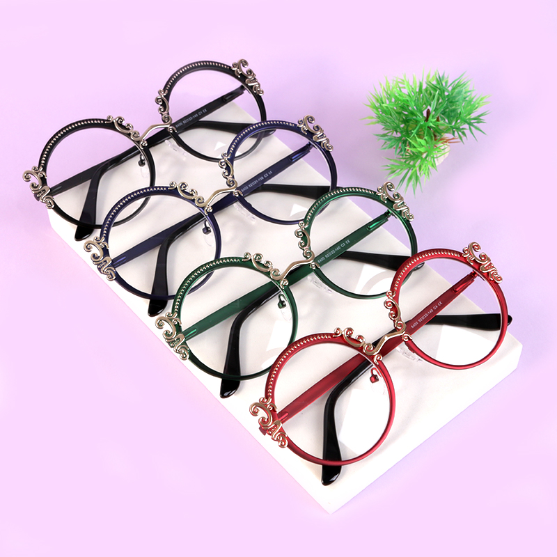  8400 Luxury Metal Custom Logo Eyeglasses Frames