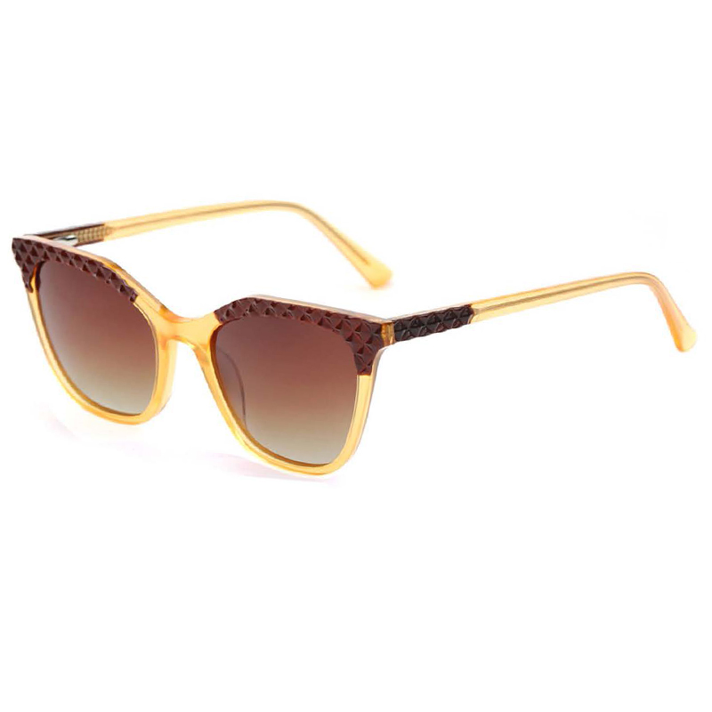Sifier high end handmade unisex square handmade polarized acetate sunglasses 202111S