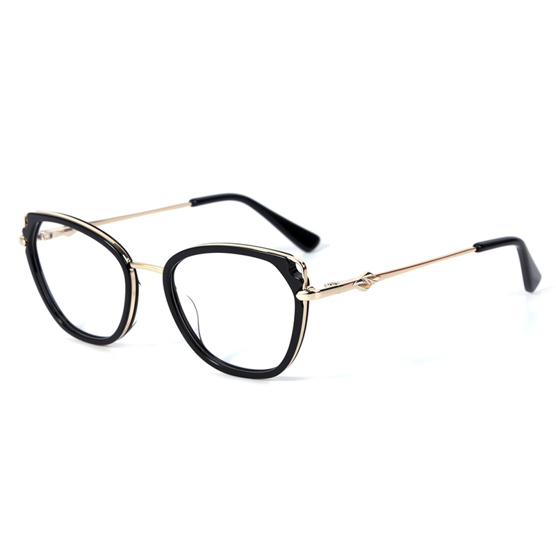 hot sale factory price wholesale manufacturers acetate with metal optical glasses frames MB1034