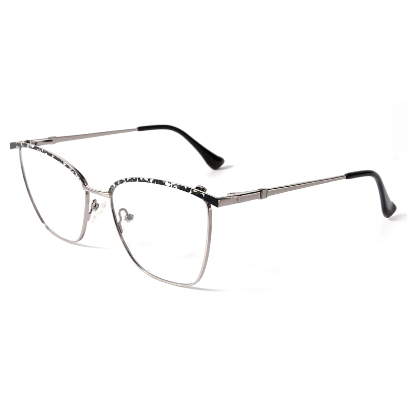 Fashion New design eyeglasses spectacle metal frames optical glasses for woman 8305