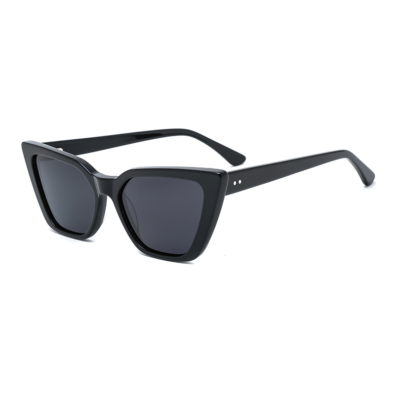 JS-60036 High Quality Cat Eye Polarized Acetate Sunglasses