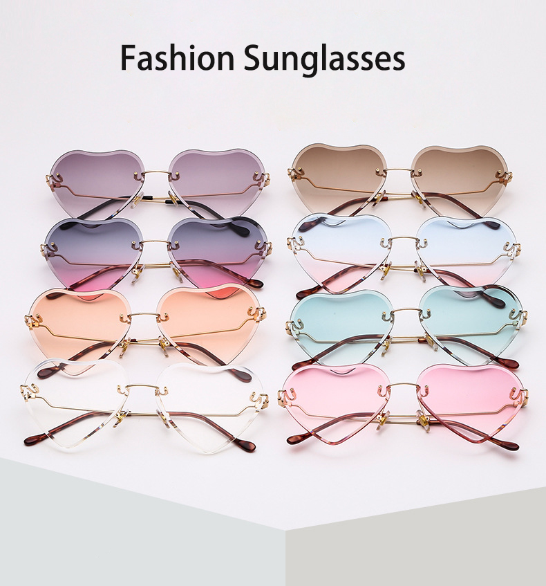 MK6531 Wholesale Heart Shaped Sunglasses Mike Optical