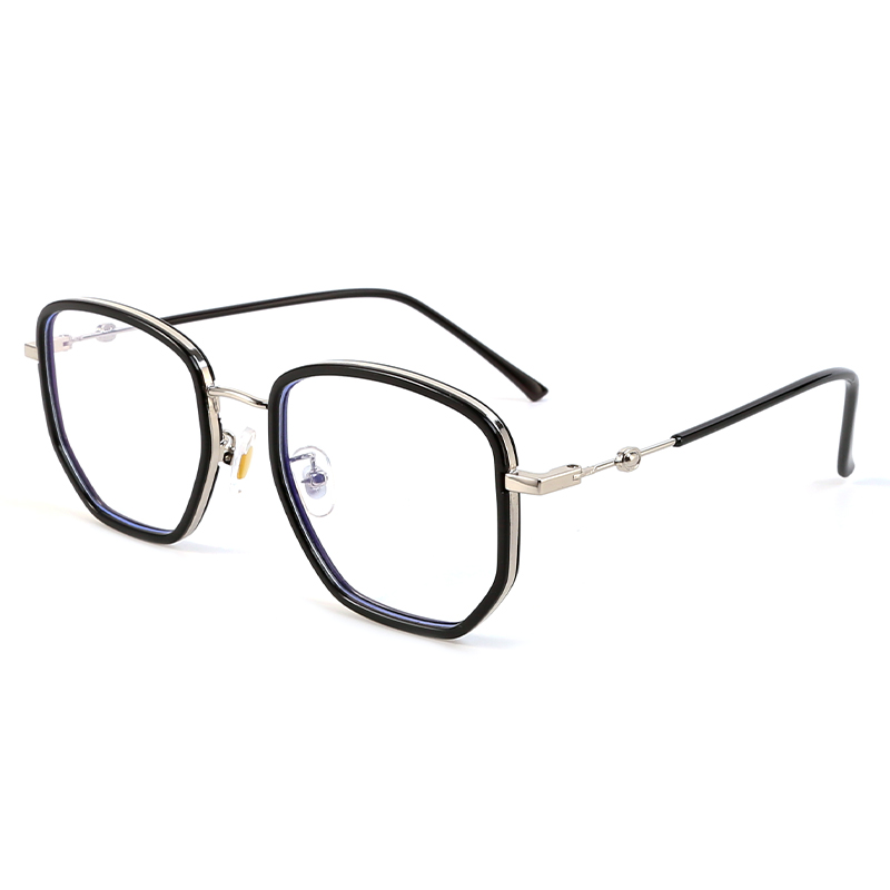 2201 New Arrival TR+Metal Optical Glasses Anti-Blue Light Lens Eyeglasses